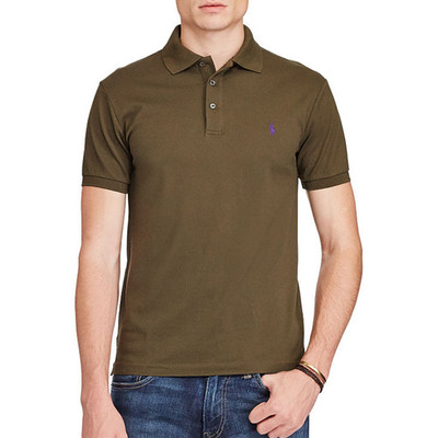 Ralph Lauren 男士logo點(diǎn)綴短袖POLO衫 經(jīng)典與時(shí)尚的完美融合